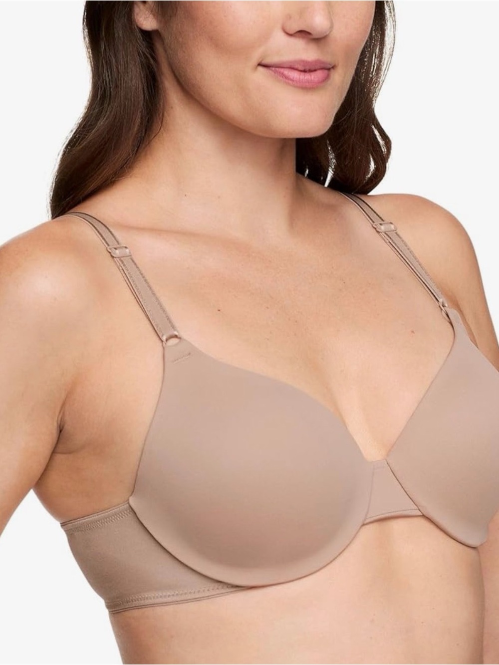 Warner’s Nude Toasted Almond Smooth  -Full coverage Underwire Bra NWT 36C
